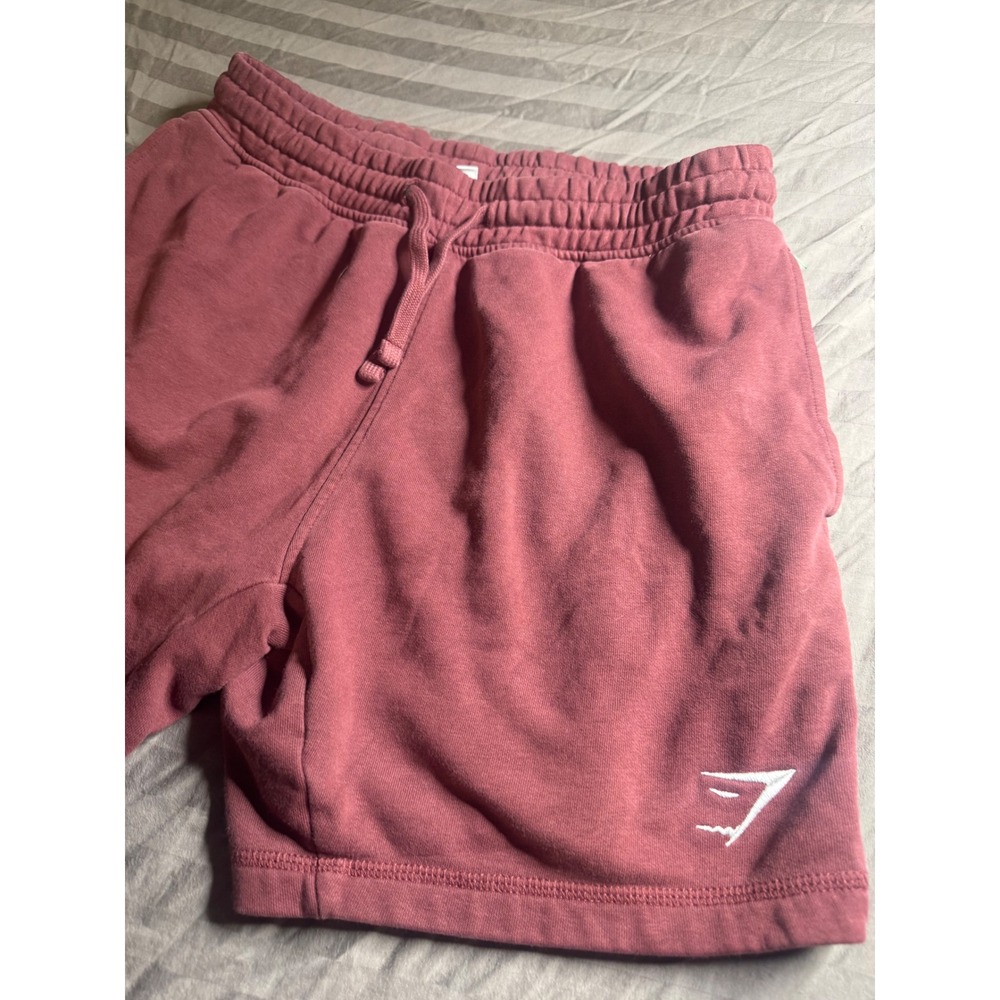 Gymshark Mens Rest Day Sweat Shorts Mauve Pink Fleece Size Medium‎ 1872